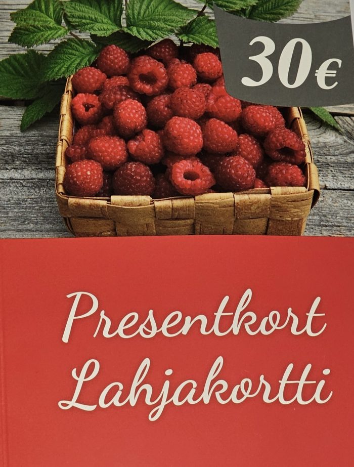 Presentkort 30,00€